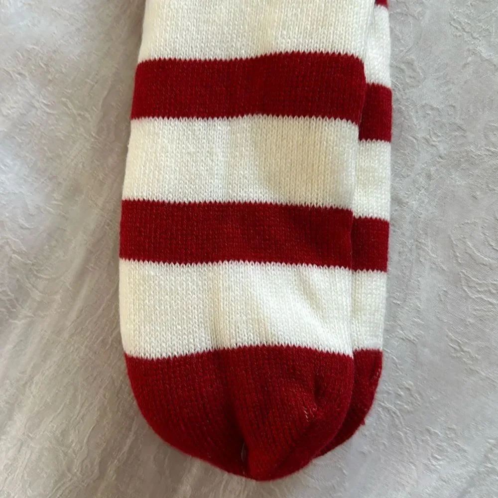 Sock Hub Christmas Collection Holiday Striped Slipper Socks Mens Sock Size 10-13